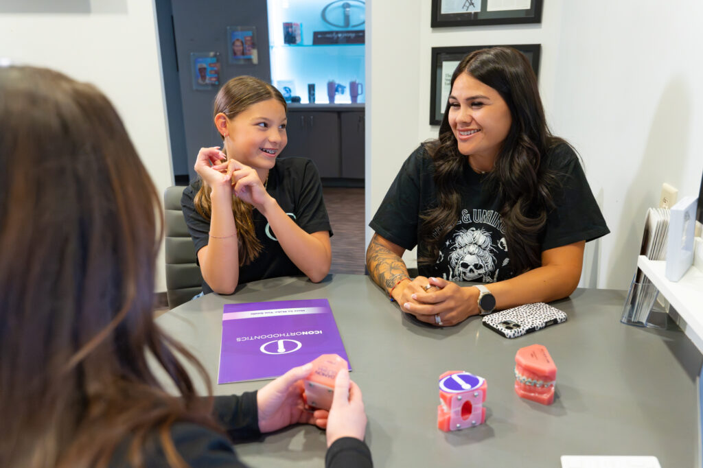 Smiling patient at Icon Orthodontics