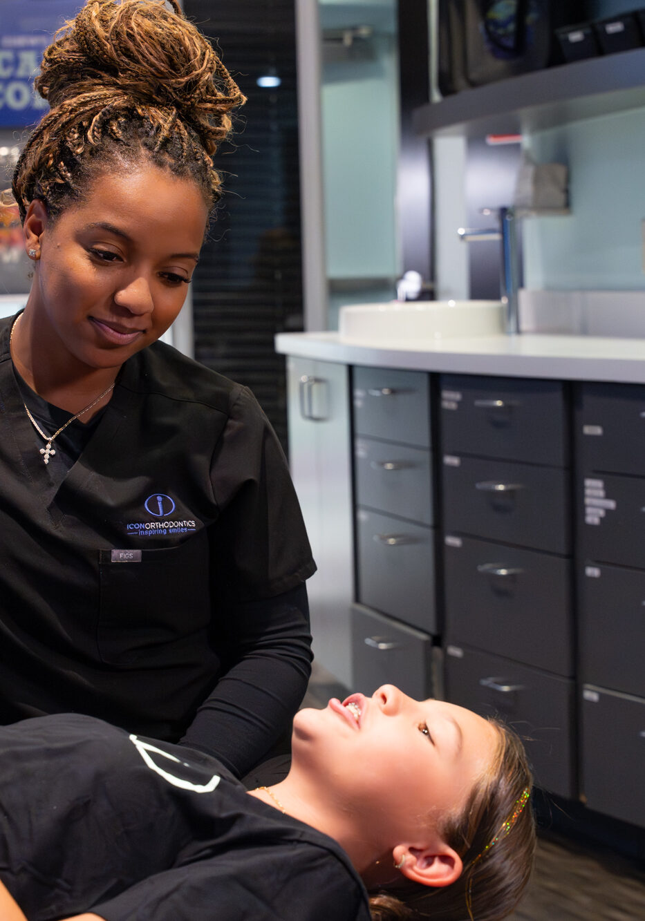 Patient consultation at Icon Orthodontics